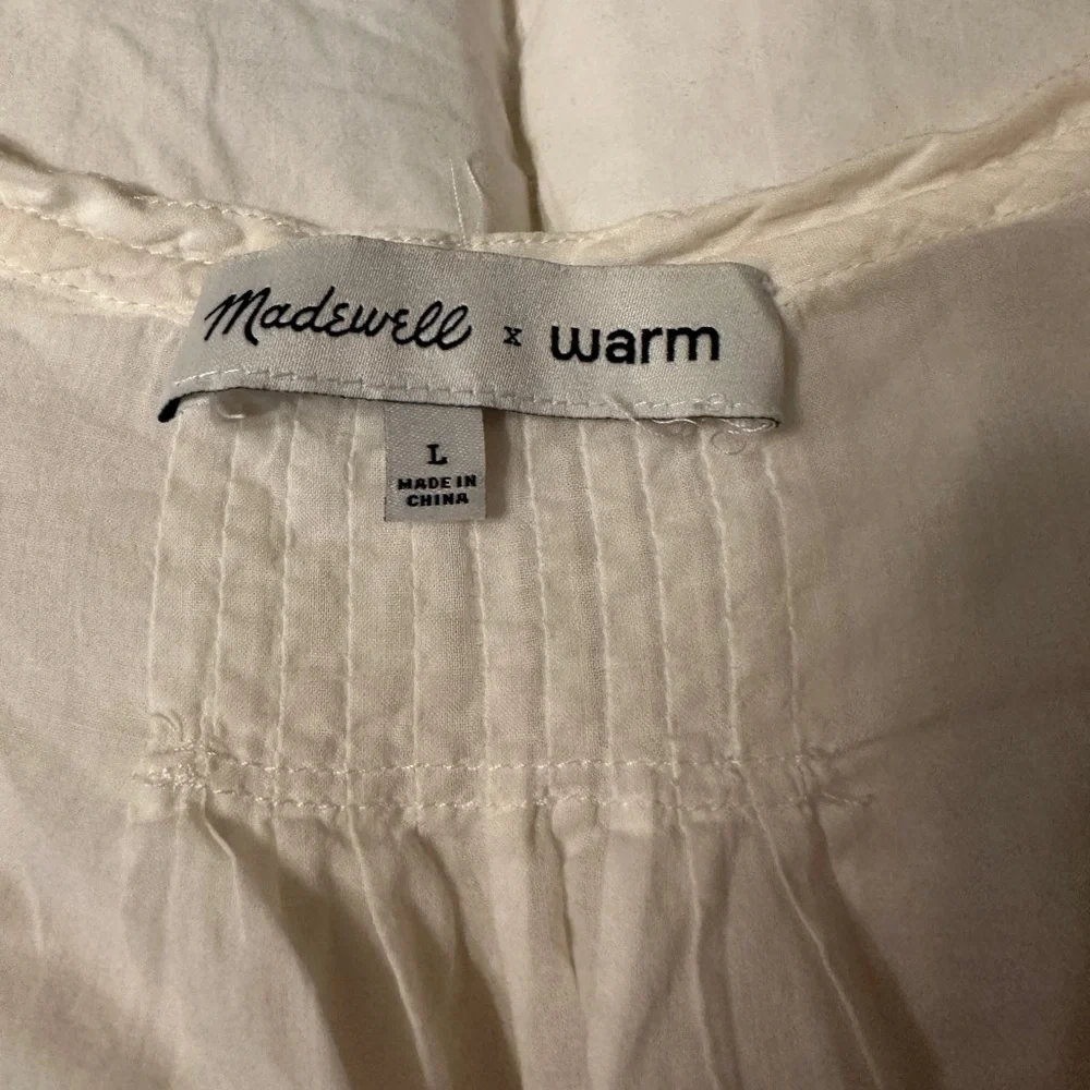 Madewell x Warm Pintuck Women's Top - Size L - Picture 7 of 12